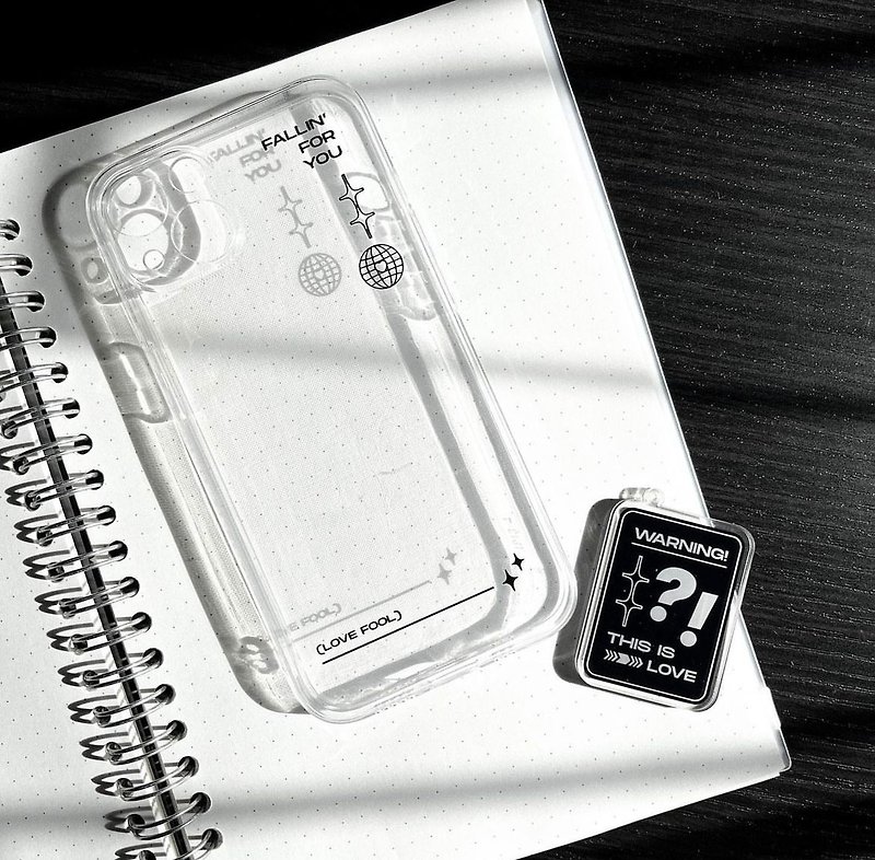 LOVE FOOL mobile phone case - Phone Cases - Plastic White