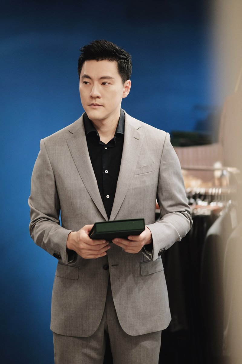 羊毛 男襯衫/休閒襯衫 灰色 - 【訂製】中灰羊毛全套西裝/西裝/義大利布料及製作工藝
