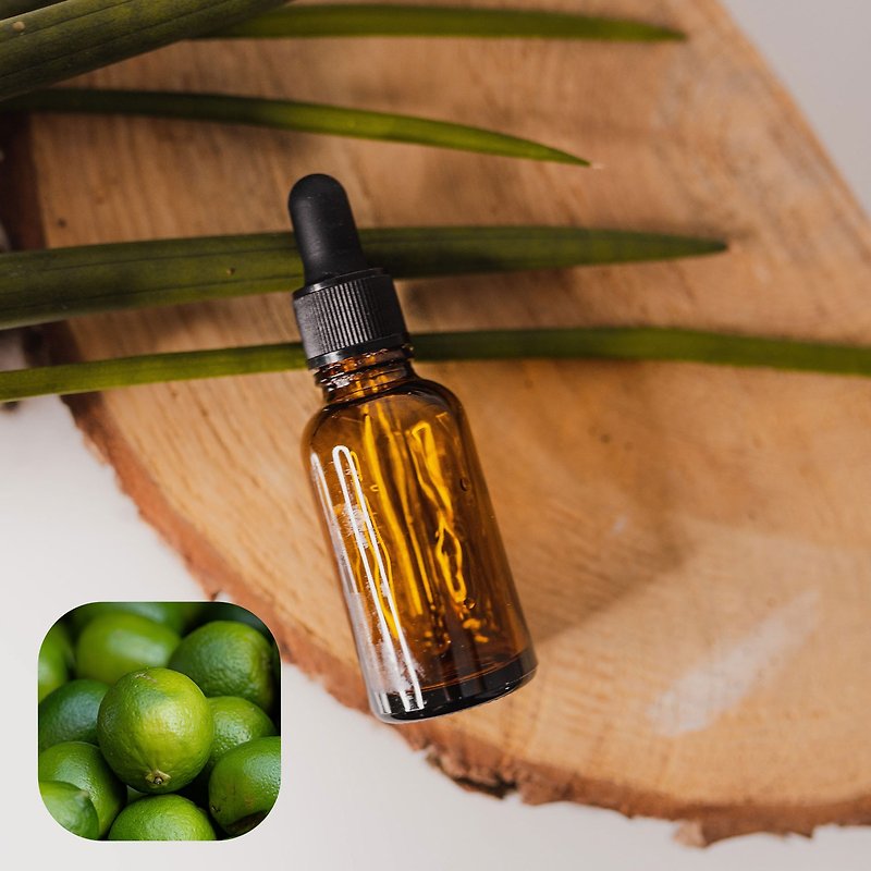【Scented Path】Natural Essential Oil Lime Oil (Free Sweet Orange Essential Oil 10ml) - น้ำหอม - แก้ว สีใส