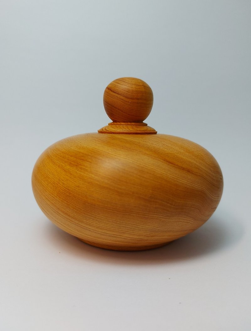 【Cypress Treasure Bowl】Taiwan Cypress, for good luck, home and office ornaments - Items for Display - Wood 