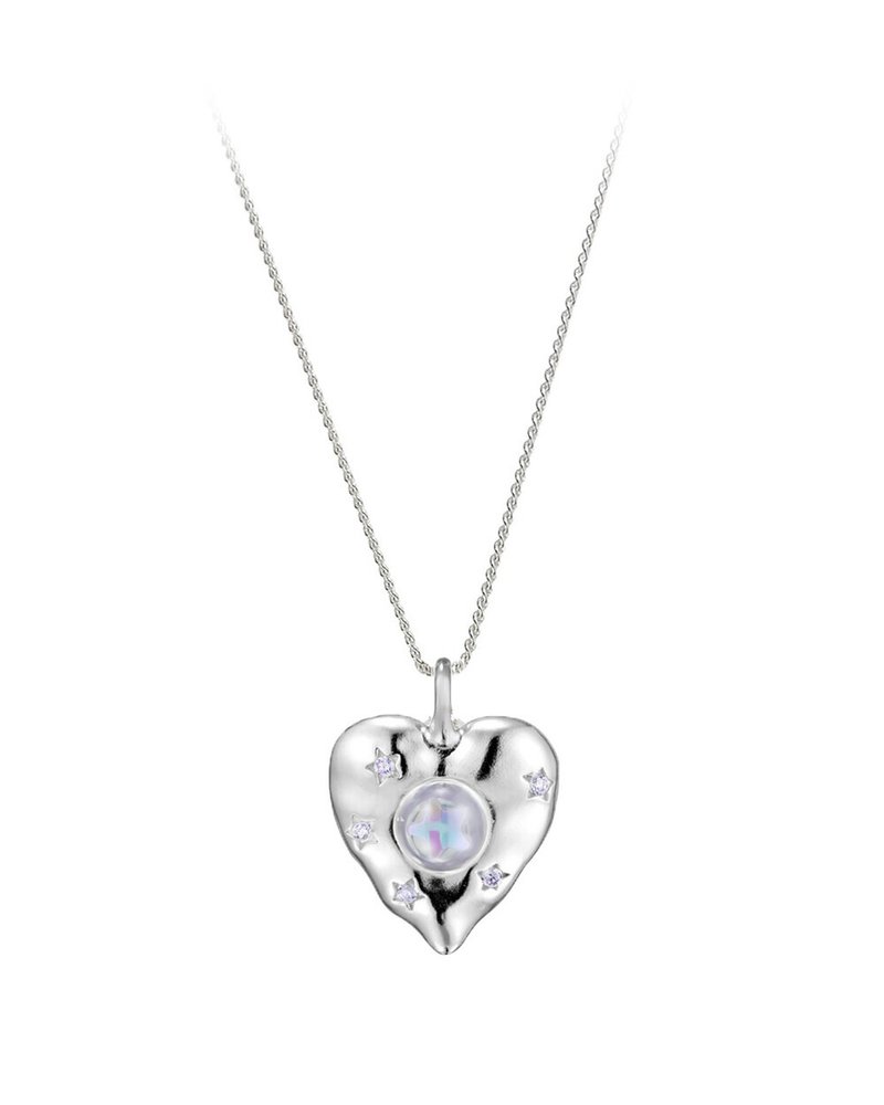 OD2U / OUR COSMOS HEART NECKLACE - 項鍊 - 純銀 