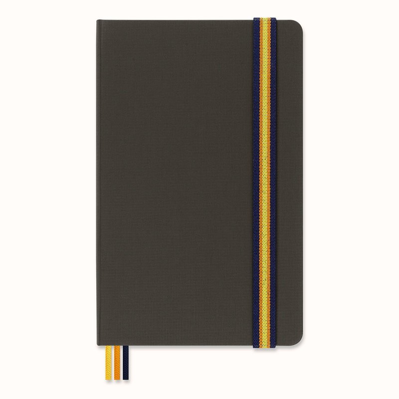 _勿上架_MOLESKINE K-WAY 聯名筆記本 L型 橫線 綠 - 筆記本/手帳 - 紙 綠色