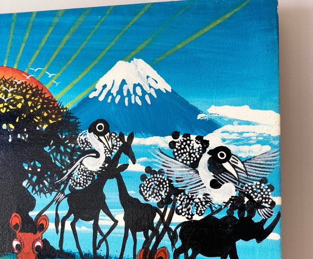 ナイジェリアの油絵 ナイジェリアの油絵