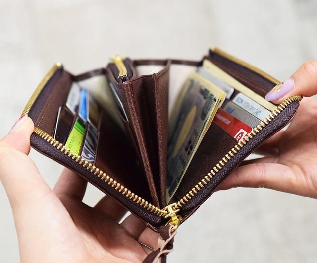 Vermouth Men's Long Wallet, Made in Japan, Cowhide Leather