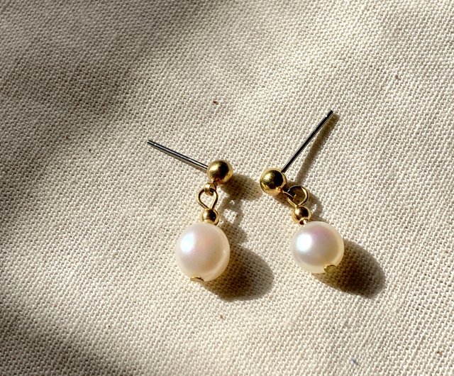 Elegant on sale pearl earrings