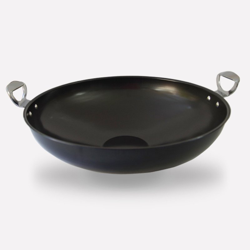【微瑕商品】日本製 中華鐵炒鍋39cm - 鍋子/烤盤 - 其他金屬 