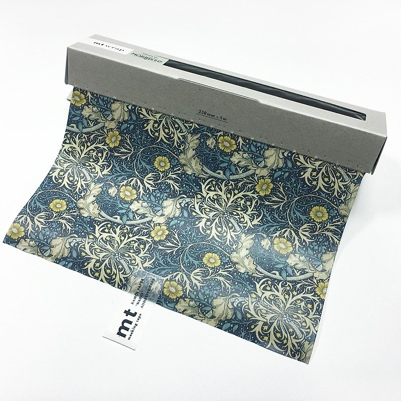 MTラップと自己粘着紙包装は、Xウィリアム・モリス[海藻（MTWRAP39）] - ラッピング - 紙 多色