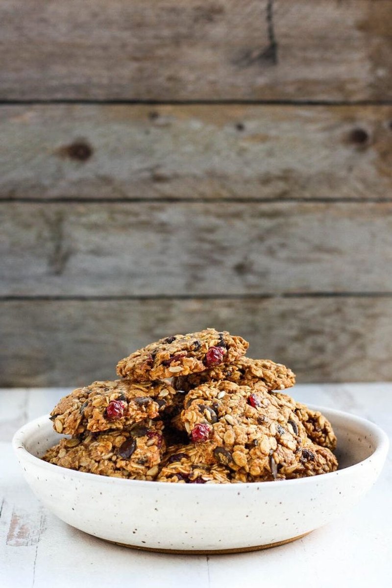 【Low Sugar】Earl Grey Cranberry Cocoa Oatmeal Shortbread - คุกกี้ - อาหารสด 