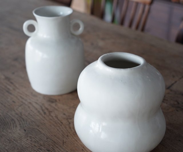 こすけ様専用 新品 陶器 陶芸作家 オフホワイトのBOWL2個 33