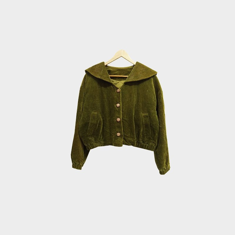 Ancient collar collar - เสื้อแจ็คเก็ต - เส้นใยสังเคราะห์ สีเขียว