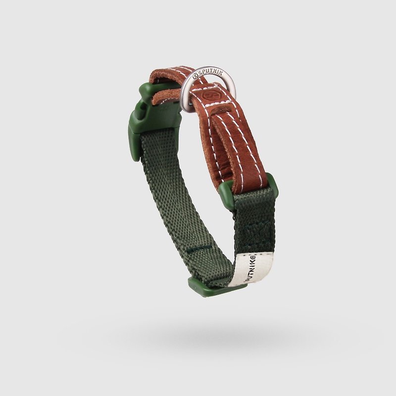 SPUTNIK 頸圈 - 綠 (S) - 貓狗頸圈/牽繩 - 聚酯纖維 綠色