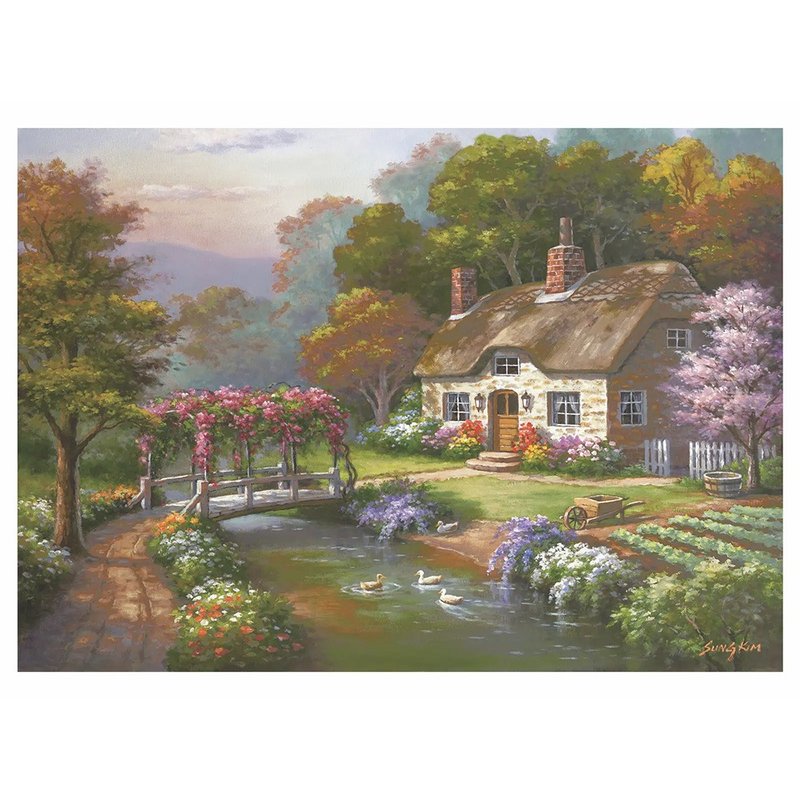 玫瑰小屋_拼圖_3000片 - 拼圖 - 紙 