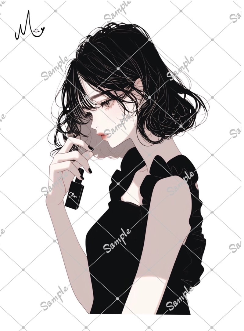 オリジナル人物ステッカー - 貼紙 - 紙 