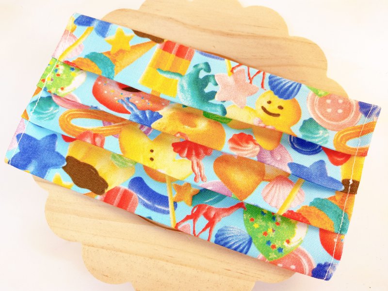 Candy mask cover, cloth mask - Face Masks - Cotton & Hemp 