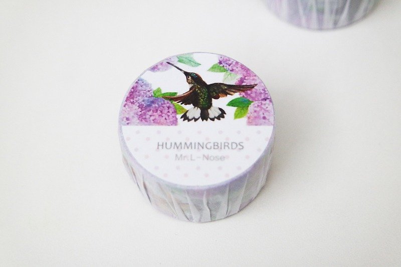 Hummingbird paper tape - Washi Tape - Paper 