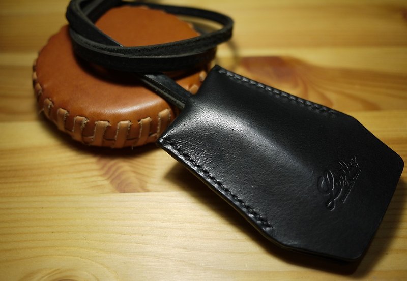 Neck key set - Keychains - Genuine Leather Black