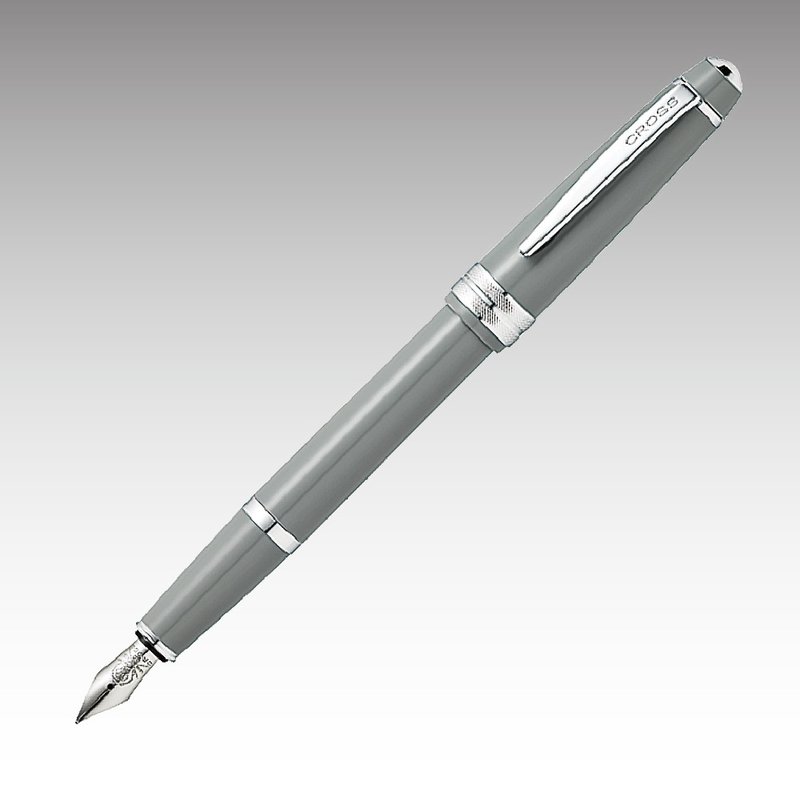 CROSS Bailey Light貝禮輕盈系列亮灰鋼筆/X尖  (原廠正貨) - 鋼筆 - 樹脂 灰色
