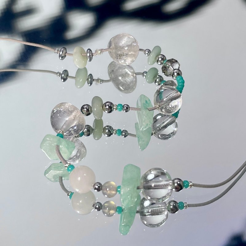 Tarot Card Collection - The World Necklace - 項鍊 - 半寶石 綠色