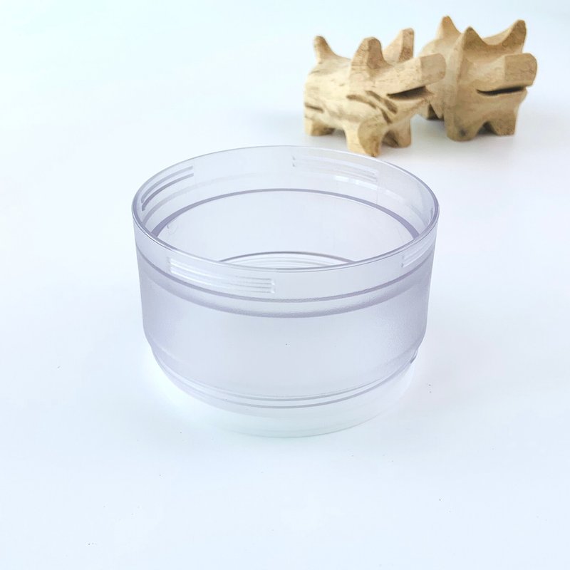 iO Cup Accessories | Foggy White Cup Body 200ml (Include Silicone Ring*1) - กระติกน้ำ - วัสดุอีโค ขาว