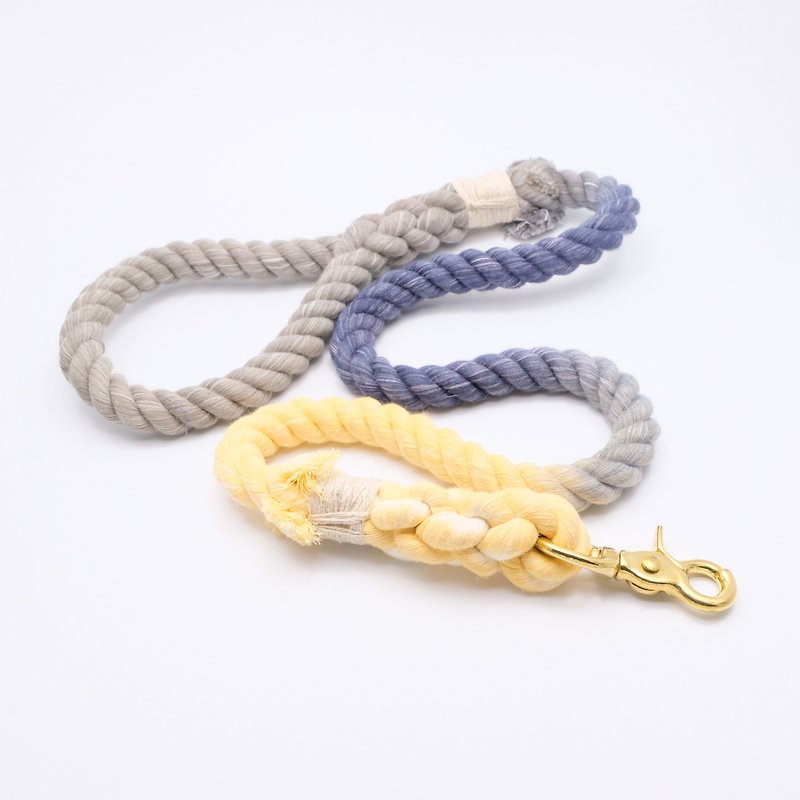 COTTON DOG LEASHES - ROYAL (90cm) - Collars & Leashes - Cotton & Hemp Multicolor