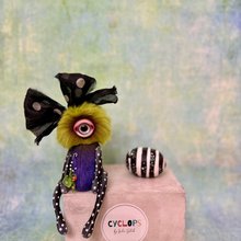 ⑩Julia Golub様 mini cyclops ひとつめちゃん Cappuccino mini cyclops - girl_MADE-TO-ORDER! ooak author