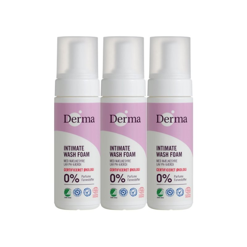 [Mother's gift] Derma female organic privacy cleansing mousse three into the group - Intimate Care - Other Materials Multicolor
