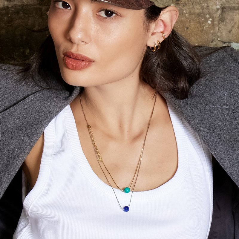 NCT PICK | ROCA LULU LAPIS LAZULI NECKLACE - Necklaces - Semi-Precious Stones Blue