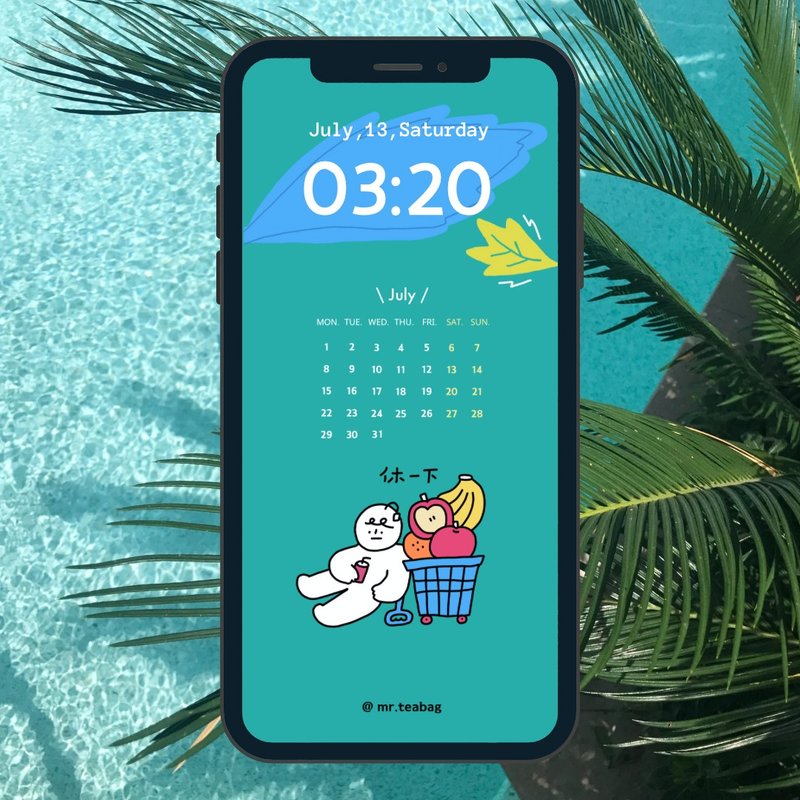 2024 七月桌布 | 手機 | 電子檔 (快速發貨) - 電腦手機桌布/貼圖/App 圖示 - 其他材質 