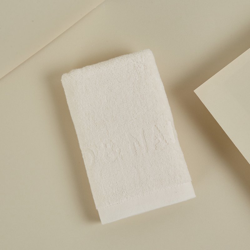 DAVID & MAISIE 100% cotton soft towel earthy - Towels - Cotton & Hemp White