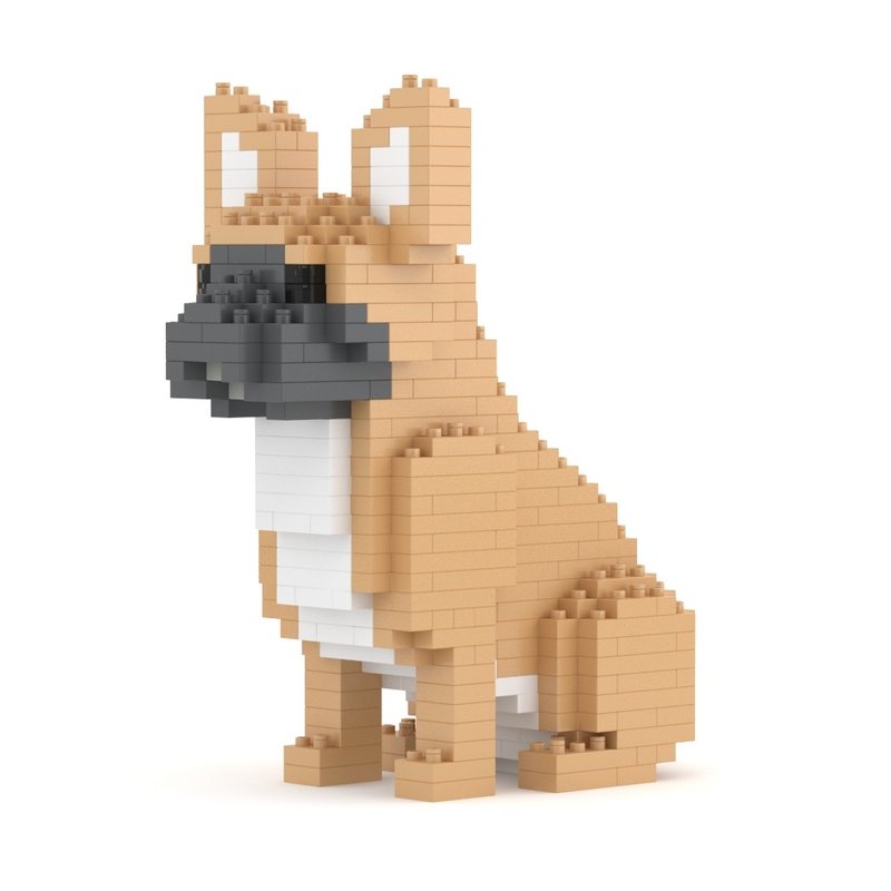 [New product launch] Pre-order. Mini French Bulldog 01S patented screw building blocks - อื่นๆ - พลาสติก 