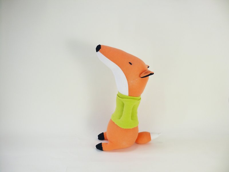 The Little Fox Doll - Stuffed Dolls & Figurines - Cotton & Hemp Orange