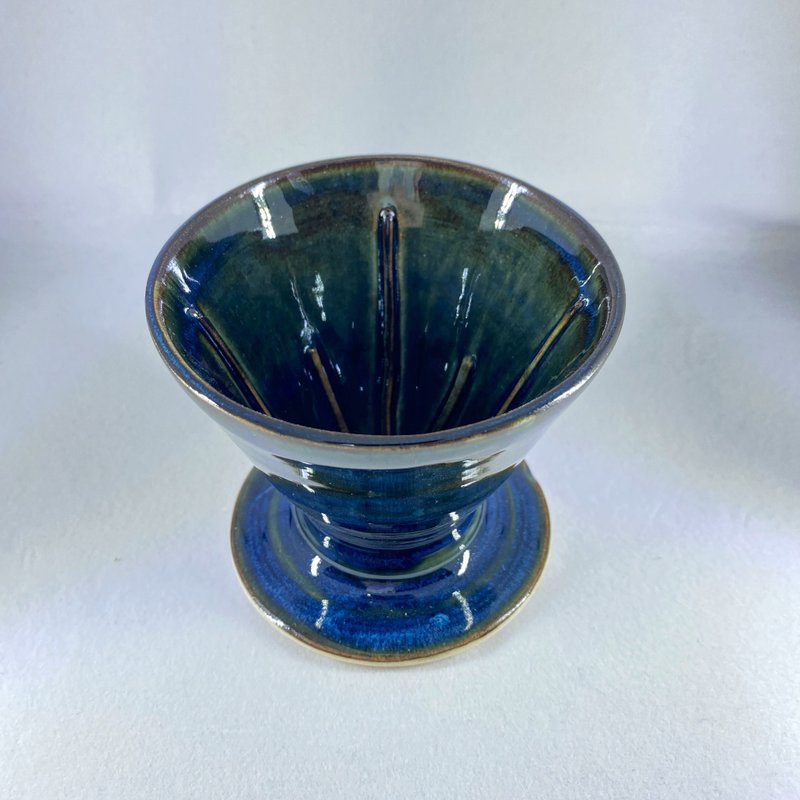 咖啡濾杯 - 咖啡壺/手沖壺 - 瓷 藍色