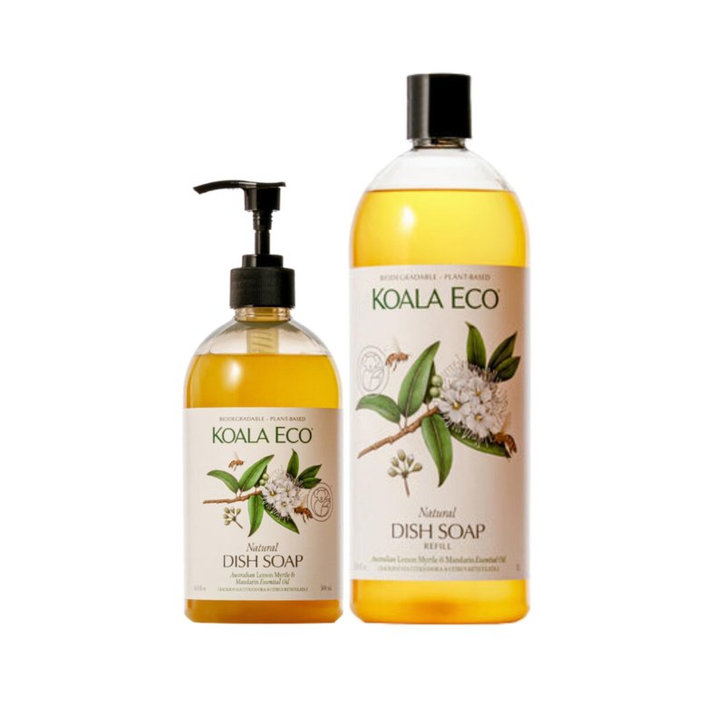 【光澤洗碗精】實惠組-澳洲科菈KOALA ECO - 碗盤清潔/洗碗精 - 濃縮/萃取物 橘色