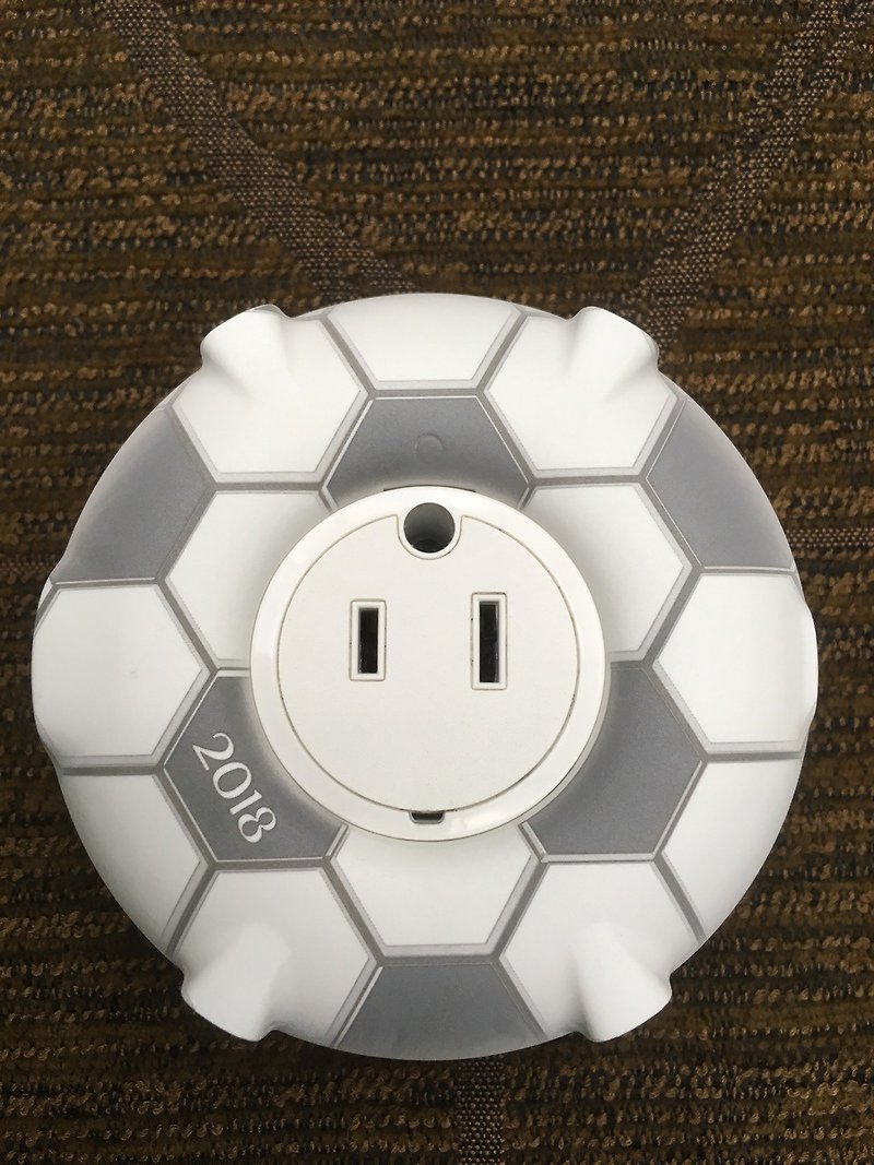 2018 Football World Cup Limited Edition - Power Bagel round trip with row plug - Chargers & Cables - Plastic White