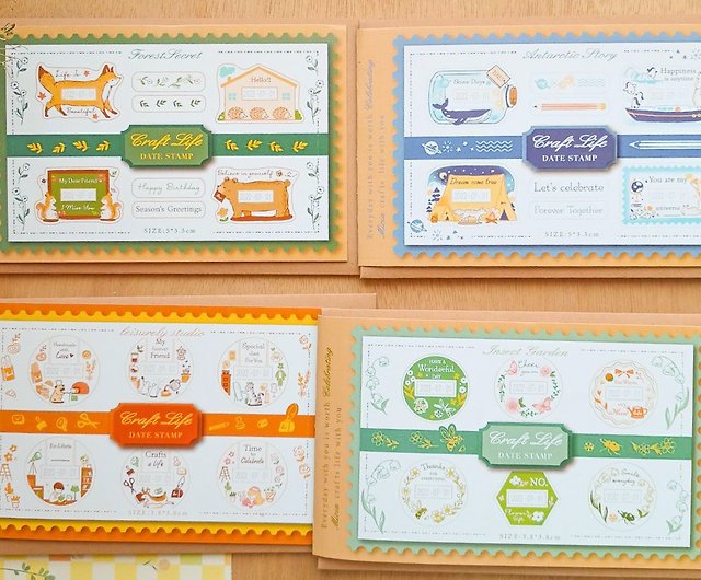 perpetual calendar stamp - Shop miciacrafts Stamps & Stamp Pads - Pinkoi