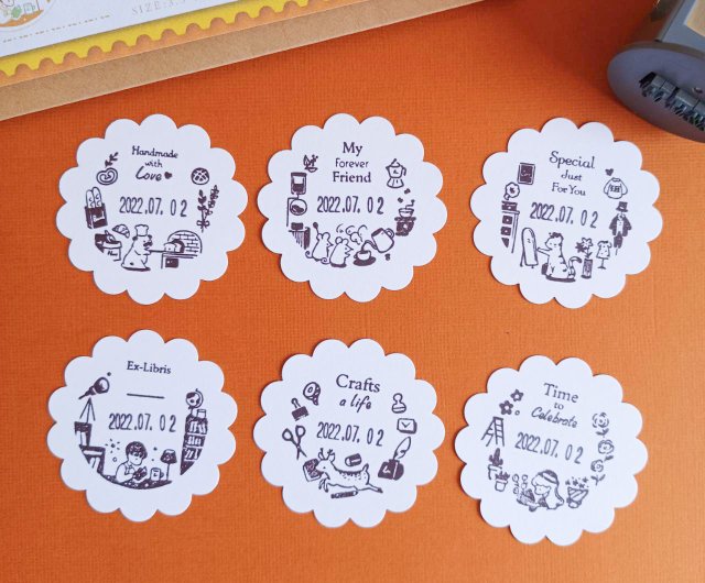 perpetual calendar stamp - Shop miciacrafts Stamps & Stamp Pads - Pinkoi