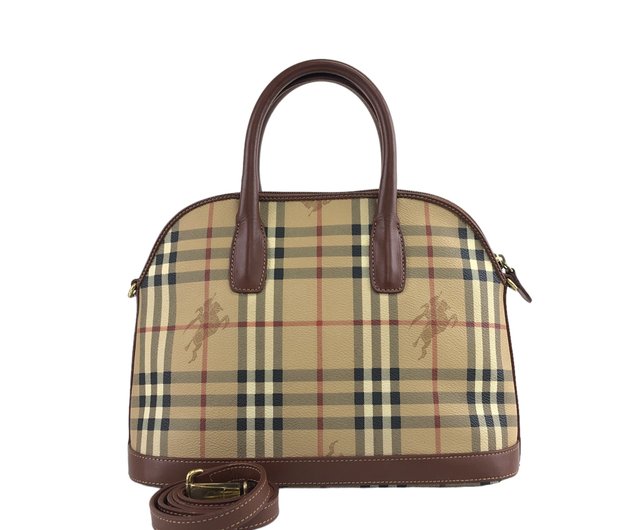 日本直送 名牌中古包 】BURBERRY バーバリー クラシックチェック