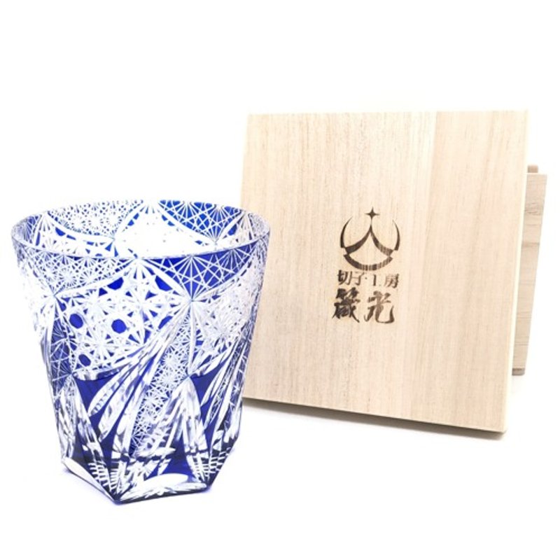 五菊繚乱天開ロックグラス - 茶壺/茶杯/茶具 - 玻璃 