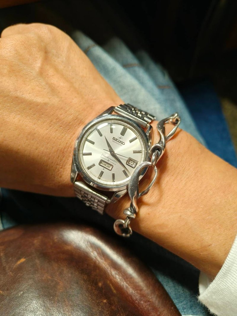 高級精工seiko 6218 古董錶 自動機械錶 - 女錶 - 其他金屬 銀色