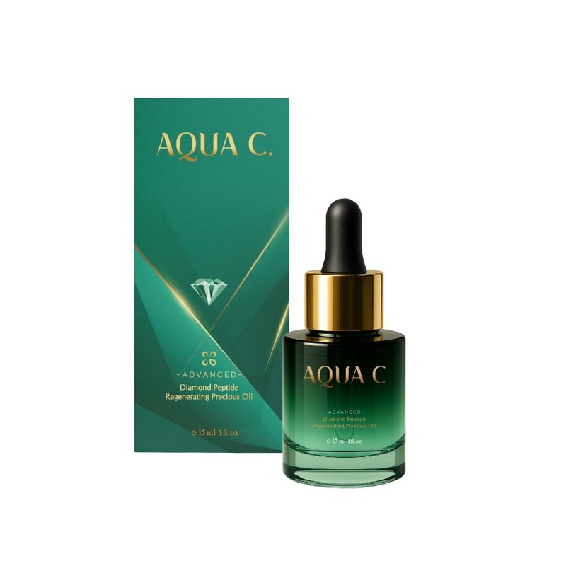 AQUA C.花漾皙 鑽石修護煥顏精萃 15ml - 精華液/精華油 - 紙 