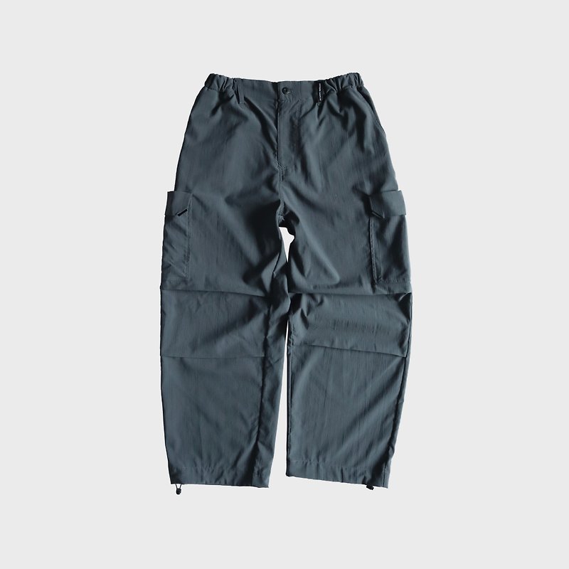 DYCTEAM - Coolmax Drawstring Cargo Full Length Trousers - 男長褲/休閒褲 - 其他材質 灰色