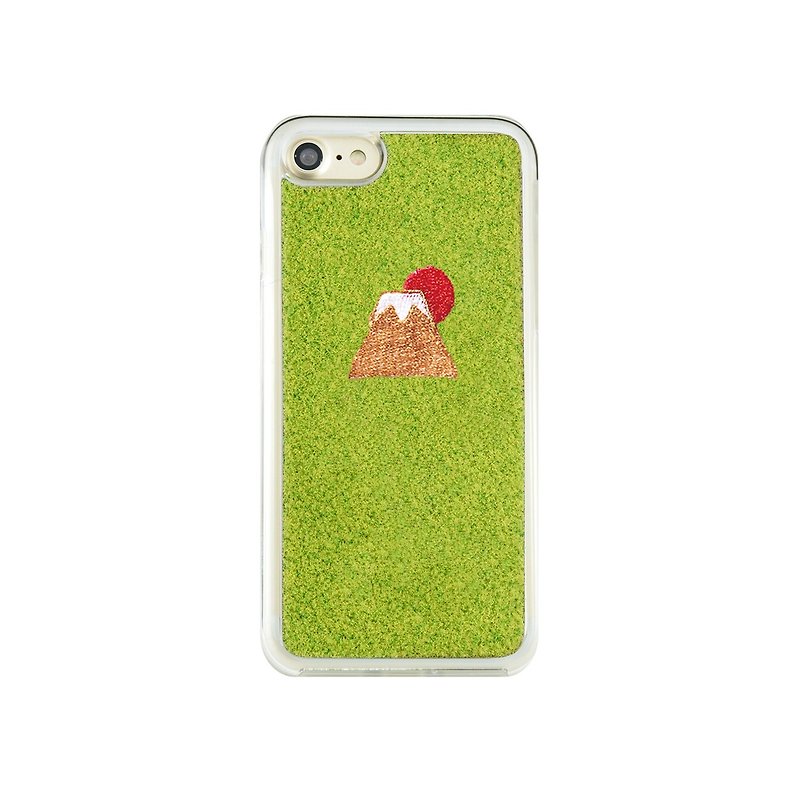 [iPhone7 Case] Shibaful -Mill Ends Park Kyototo Fuji Kogane- for iPhone 7 - Phone Cases - Other Materials Green