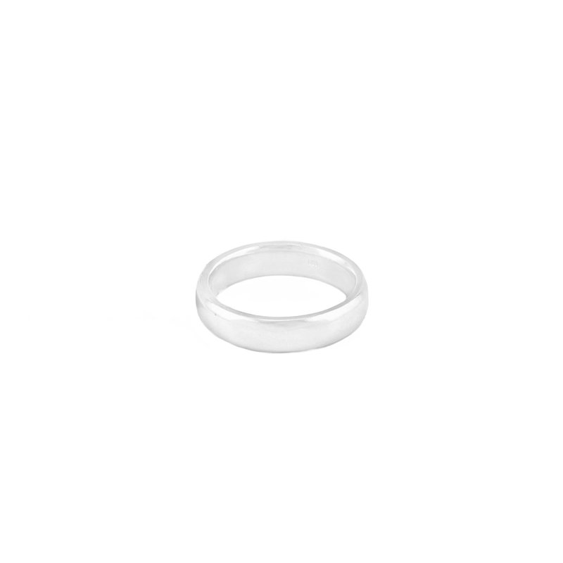 [Sterling Silver Styling Ring] Medium and Fine Men’s Ring - แหวนทั่วไป - เงินแท้ สีเงิน