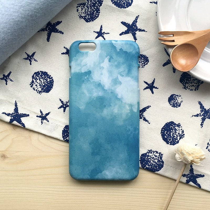Cloud (iPhone.Samsung Samsung, HTC, Sony. Asus Case Cover) - Phone Cases - Plastic Blue