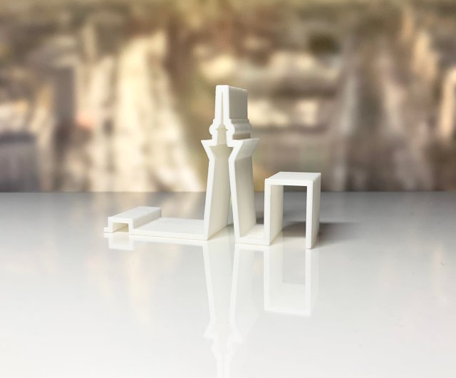 東京スマホスタンド スマホスタンド 3dプリンター 東京スカイツリー スマートフォン 椅子 ショップ Norism その他 Pinkoi