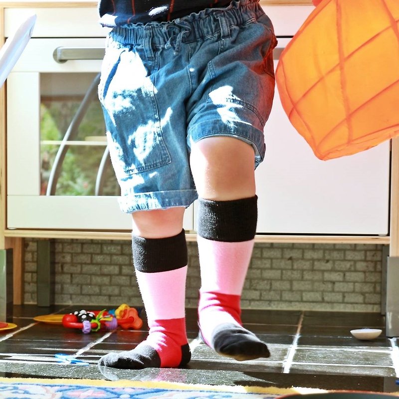 英倫風童襪 - Routemaster 都會簡約襪子 - 英國設計 - 其他 - 棉．麻 粉紅色