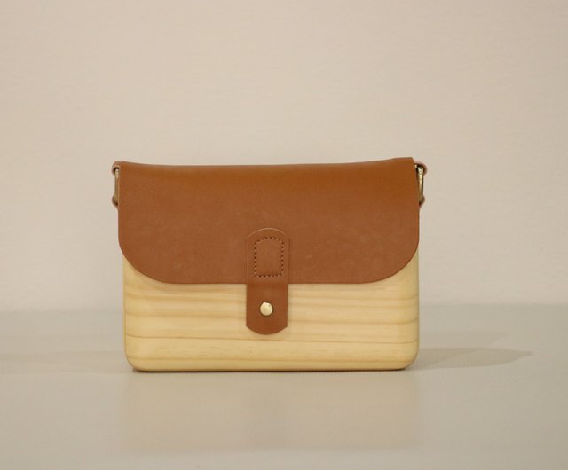 Ysl wooden online bag