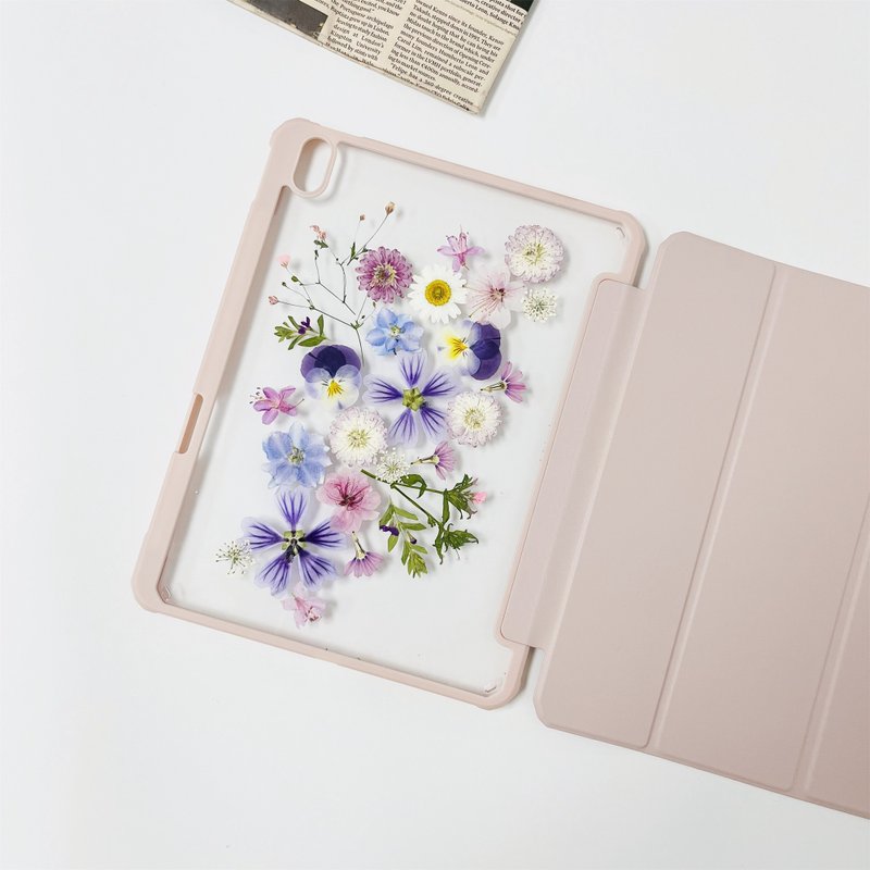 Natural Flower Leaf Handmade Pressed Flower iPad Case for New iPad Air 11in 13in - Phone Cases - Plants & Flowers 