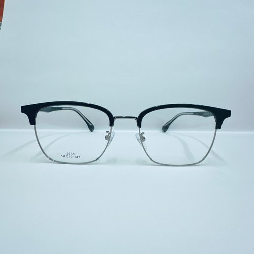 EGlasses。眼鏡物語 站內最高等級UV420濾藍光0度眼鏡│眉架合金個性修臉系列9788-C3