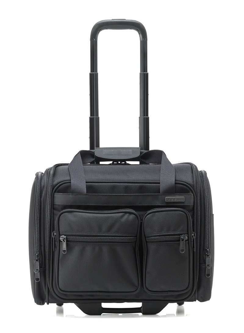 【YU-3047】18-inch Flight Crew Luggage (Pilot-Specific Flight Case - Carry-On Compatible) - กระเป๋าเดินทาง/ผ้าคลุม - ไนลอน สีดำ